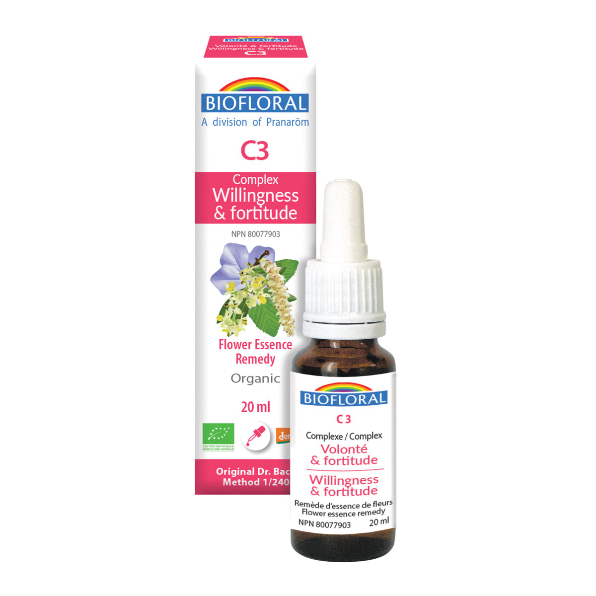 Biofloral - Complexe 3 - Willingness & fortitude - 20 ml