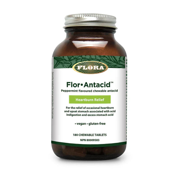 Flora Flor·Antacid® - Peppermint flavoured chewable 180 tabs