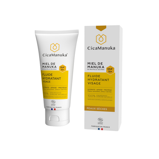 CicaManuka - Moisturizing face fluid 2% IAA®15+ - 50 ml