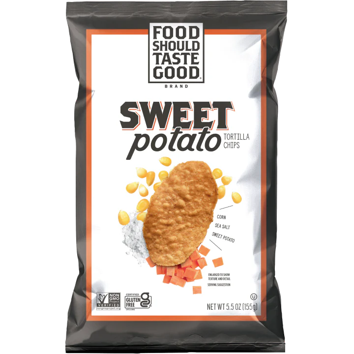 FSTG Tortilla Chips - Sweet Potato 12x5.5oz