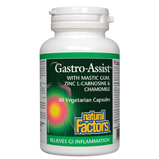 Natural Factors   Gastro-Assist with mastic-gum   60vcaps