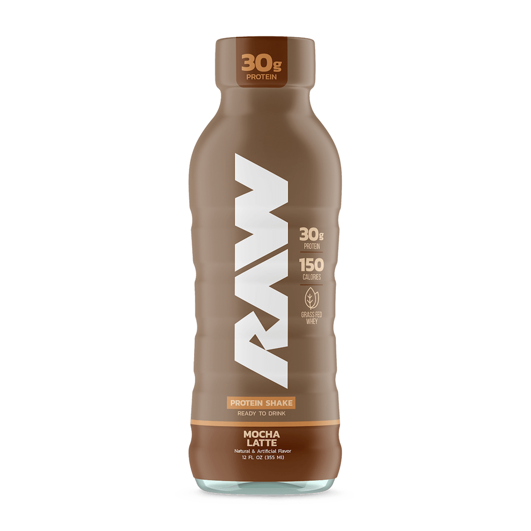 Raw Protein Shake RTD Mocha 355 mL - Case of 12