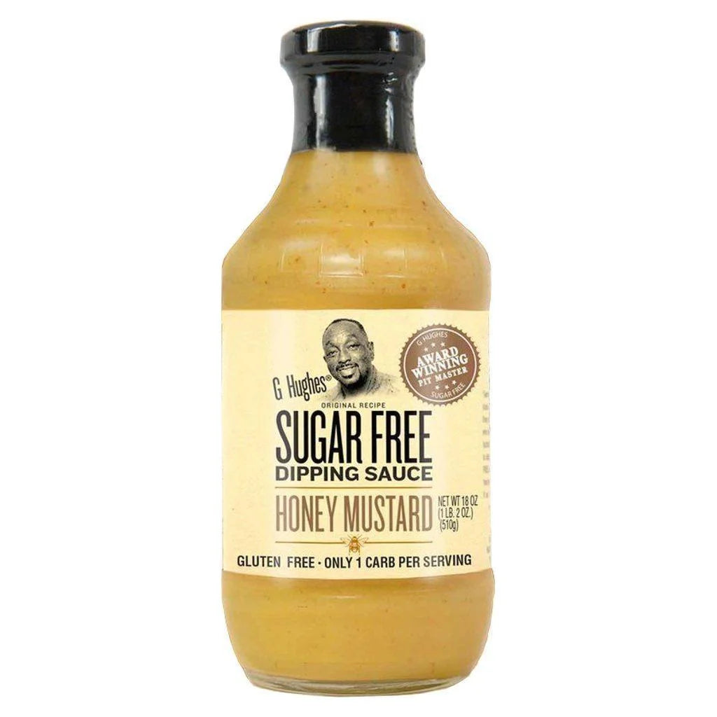 G Hughes Sugar Free Sauce G Hughes Dipping Sauce Flavour: Honey Mustard
Container Size: 510 mL Case of 6