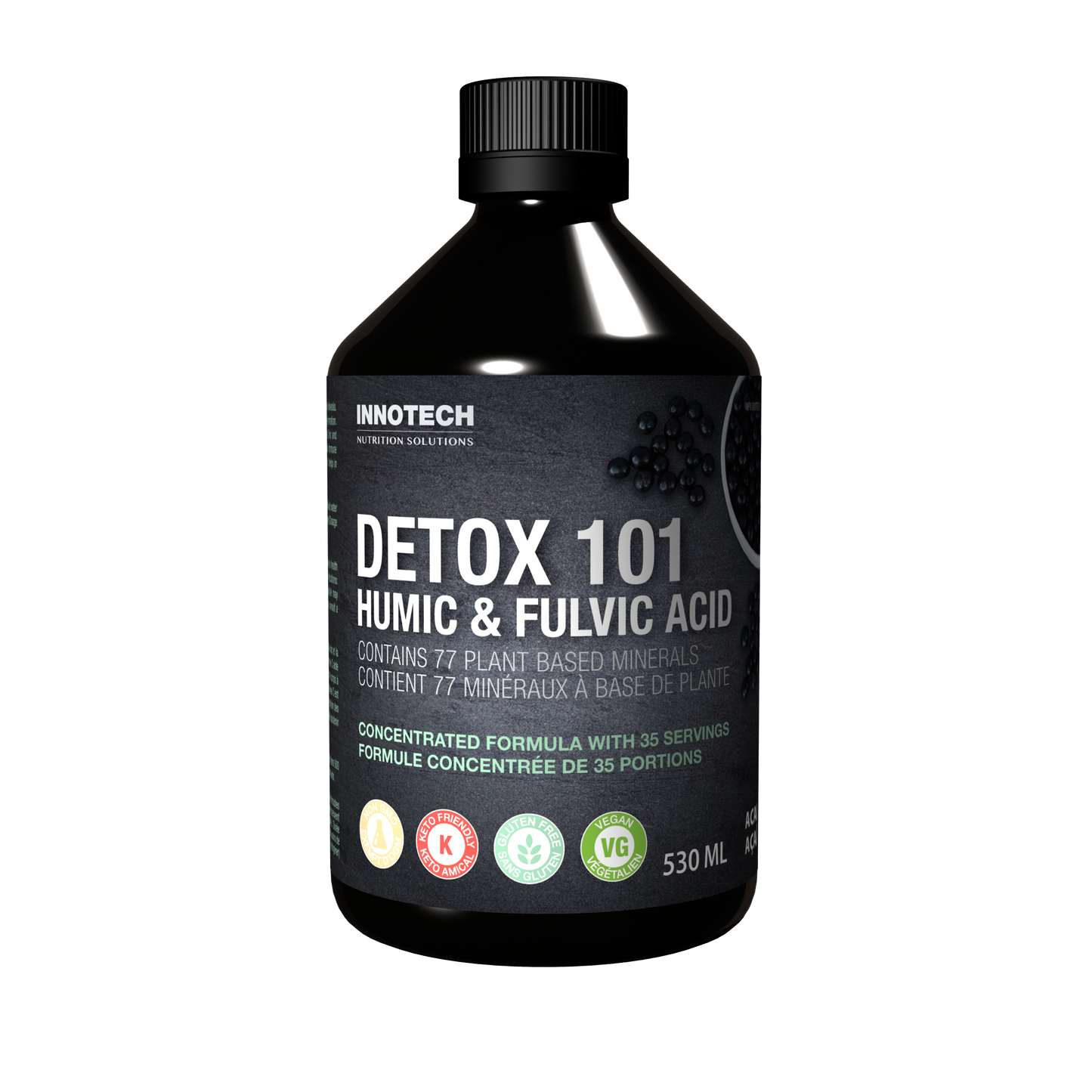 Innotech - Detox 101 - Humic & Fulvic Acid + 500 ml