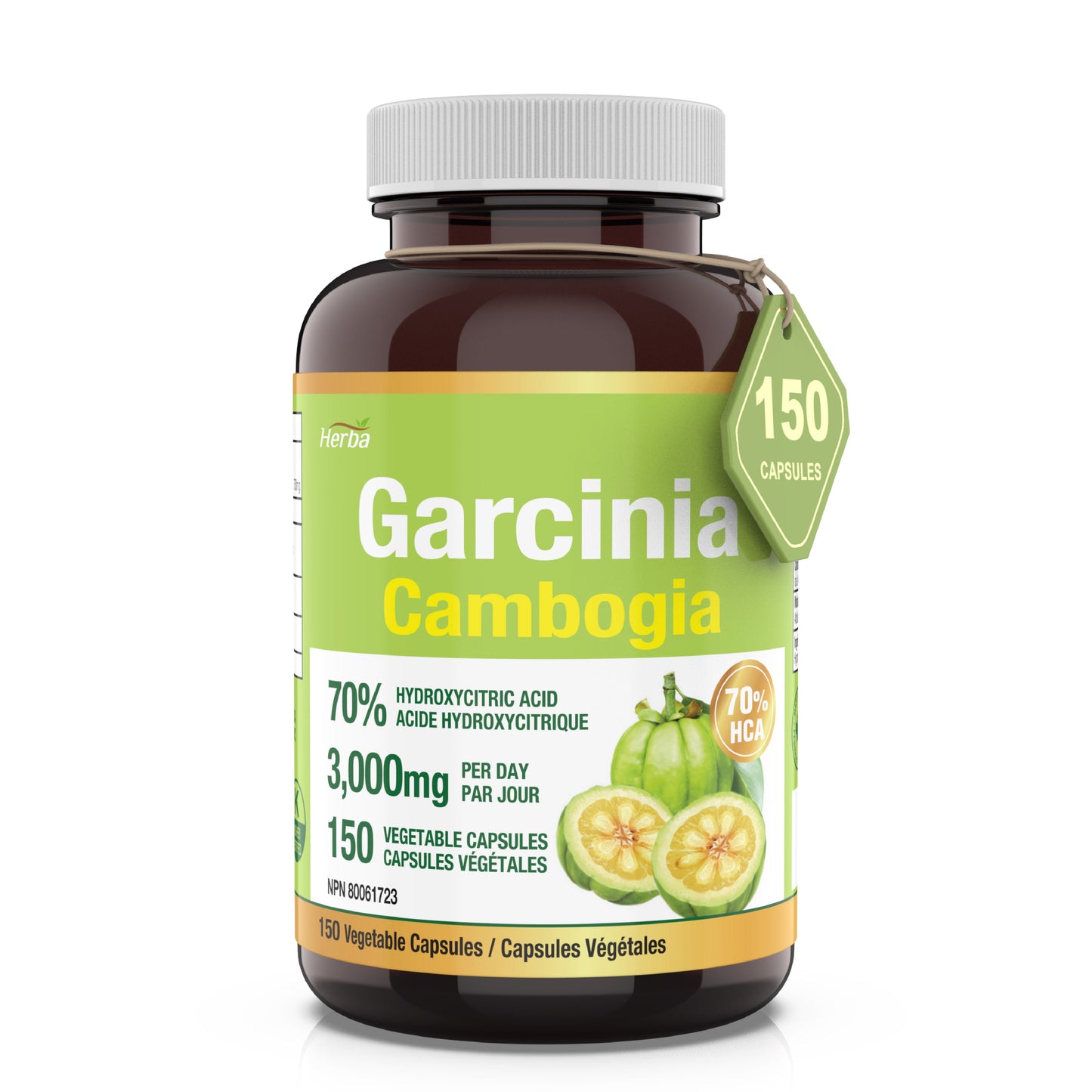 Herba Garcinia Cambogia 70% 750mg - 150 Capsules