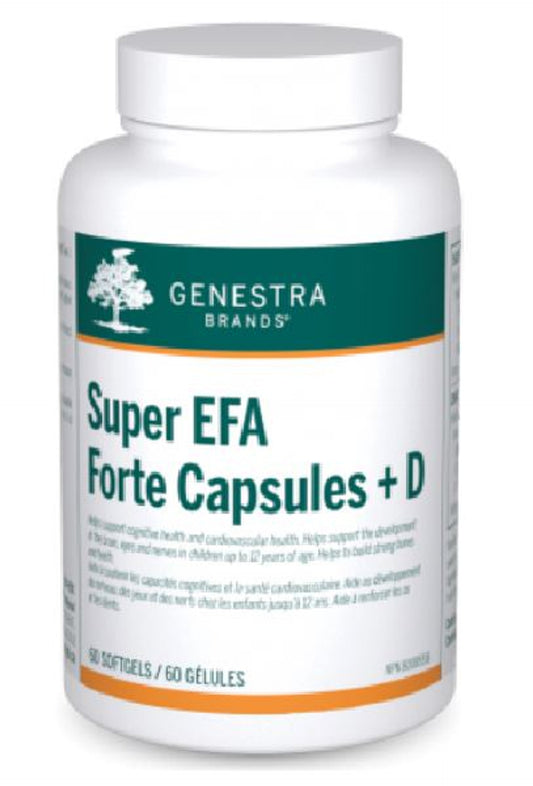 GENESTRA Super EFA Forte Capsules + D 60 sgels