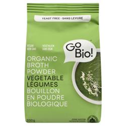 GoBIO! Organics Yeast-Free Organic Veg Broth Powder 8 x 200g