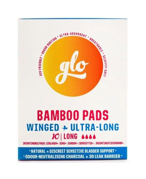 HERE WE FLO * Glo Pads - Sensitive Blad Long With Wings 10 pads