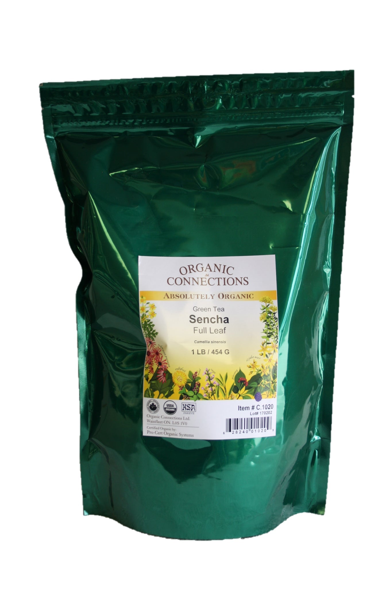 OCBULK - GT Sencha Full Leaf ORG 1LB