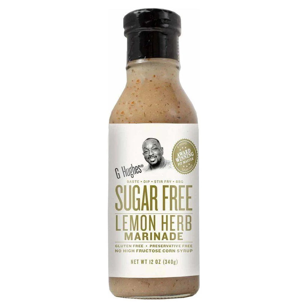 G Hughes Sugar Free Sauce G Hughes Marinade Lemon Herb 340 mL
