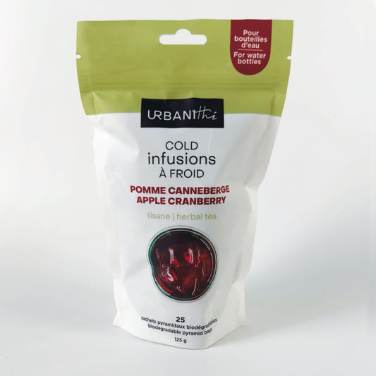 Urbanithé - Apple Cranberry – Herbal tea, sugar-free, theine-free - 25 sachets