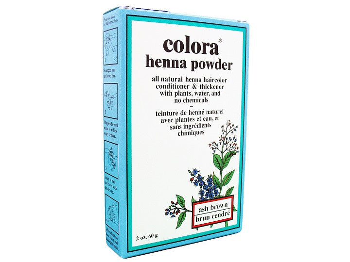 AXEL KRAFT-COLORA HENNA POWDER, ASH BROWN, 60g