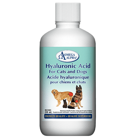 Omega Alpha Hyaluronic Acid for Cats and Dogs
250 mL