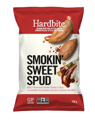 Hardbite   Handcrafted Chips   Smokin Sweet Spud Sweet Potato 150G *short dated Nov 8 2025*