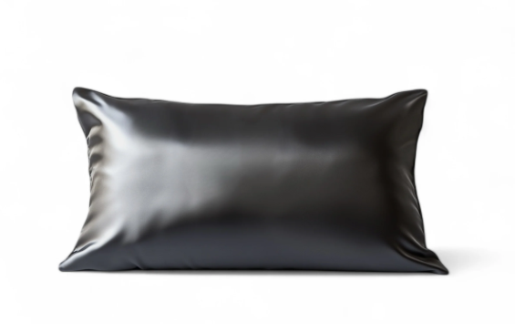 HoneyLux Organic Silk Pillowcase - BLACK