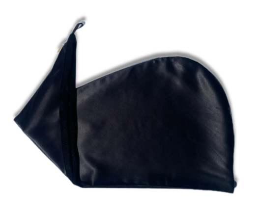 HoneyLux Reversible Silk/Bamboo Wrap - BLACK