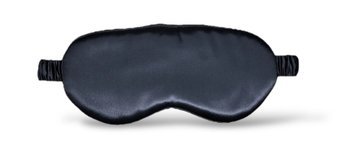 HoneyLux Organic Silk Sleep Mask - BLACK