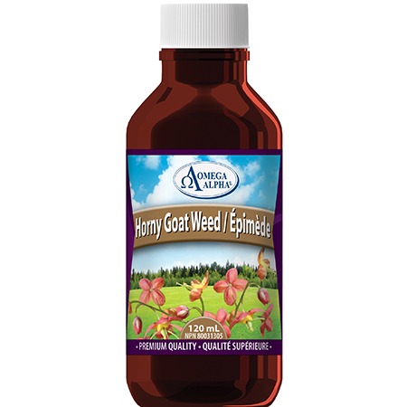 Omega Alpha Horny Goat Weed | Natural Flav 120 mL