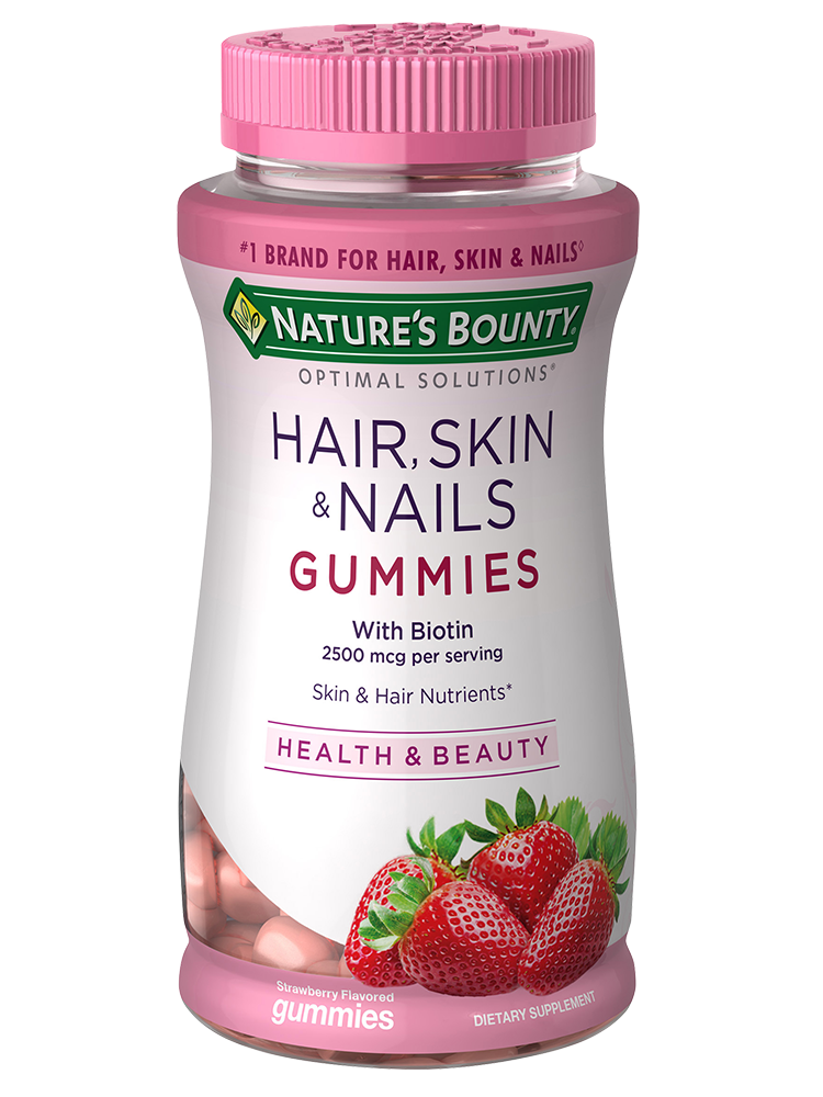 NATURE'S BOUNTY HAIR&NAILS CAPS GUMMIES 80CT