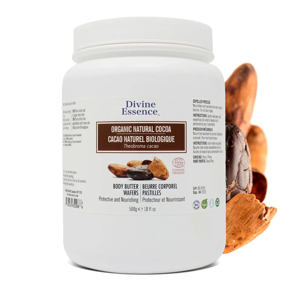Divine Essence - Cocoa Butter (Wafers) (Organic) - 500g