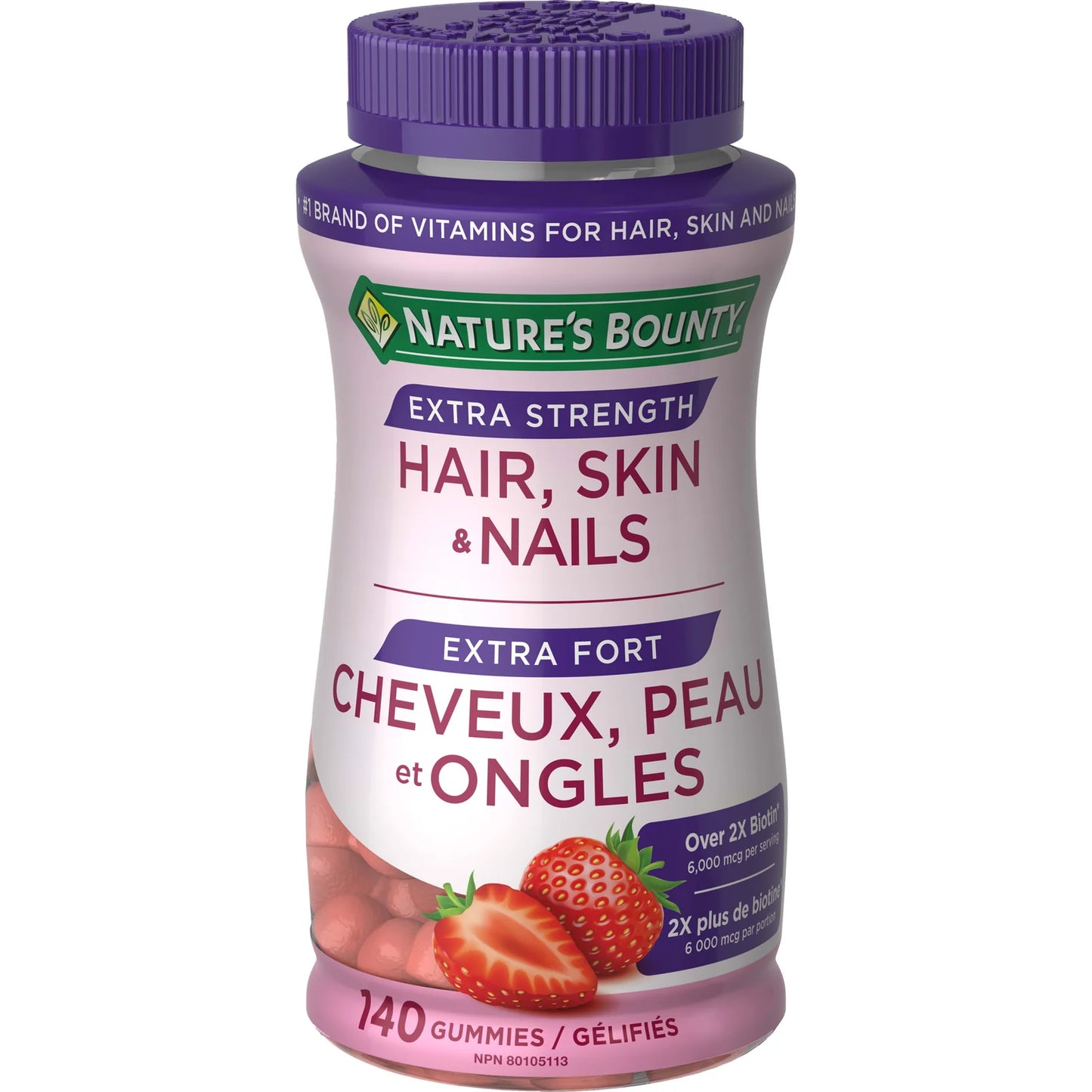 NATURE'S BOUNTY XST NAIL HAIR GUMMY 140 GUMMY