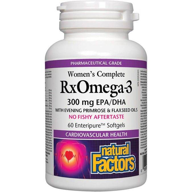Natural Factors   Women's Complete RxOmega-3 300 mg   60 sglssgls