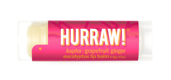HURRAW! GRAPEFRUIT GINGER EUCALYPTUS LIP BALM 4.8g