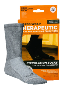 Incrediwear Incrediwear Circulation Socks Crew Colour: Gray
Clothing Size: Medium Each