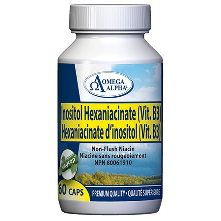 Omega Alpha Inositol Hexaniacinate 60 vcap
