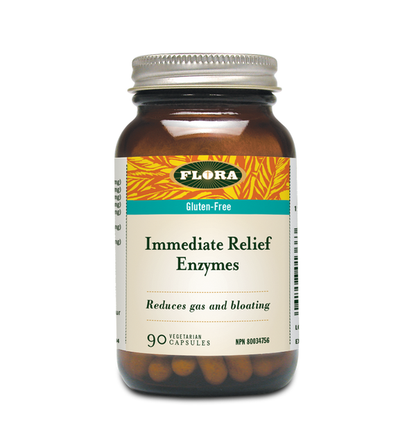 Flora_Immediate Relief Digestive Enzymes_90 caps