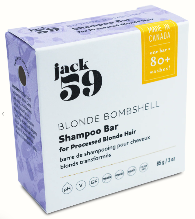 Jack59 BLONDE BOMBSHELL Shampoo Bar for processed hair