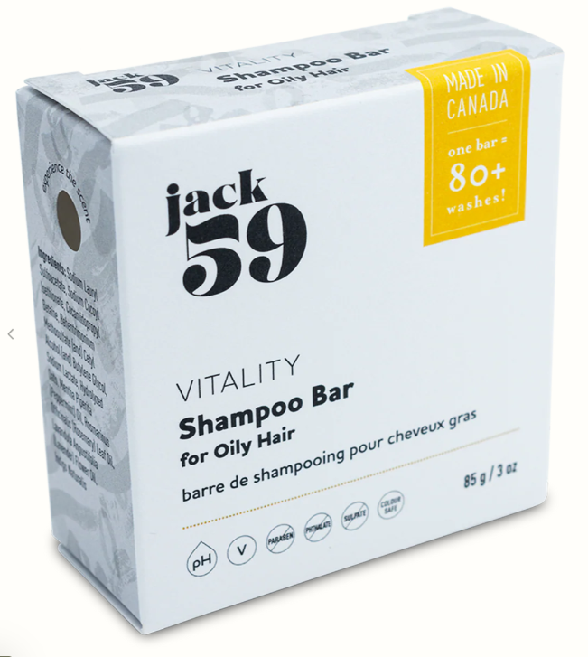 Jack59 VITALITY Shampoo Bar for oily hair