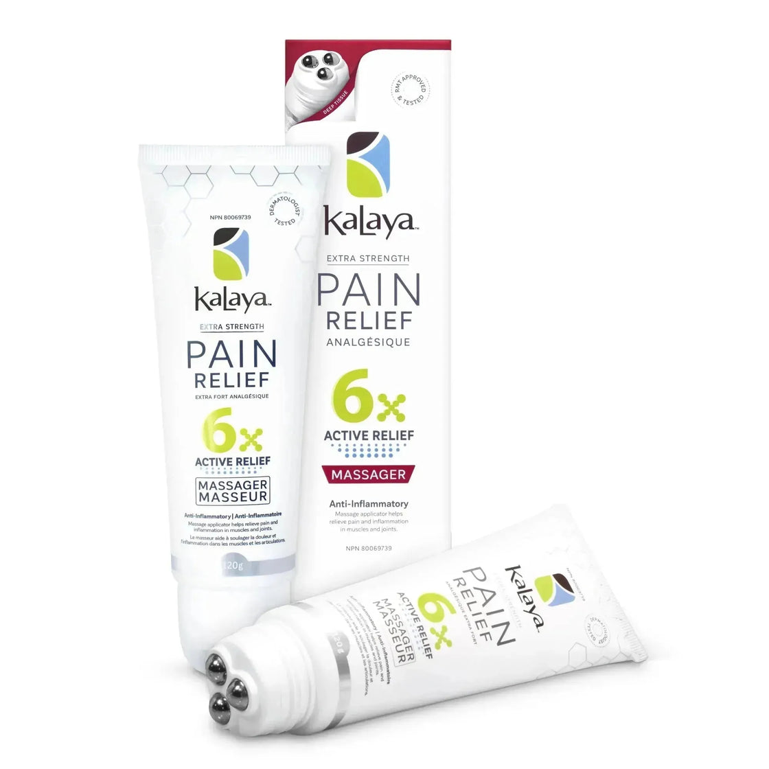 KaLaya Health & Wellness 6x ES Pain Relief w. Massager 120g