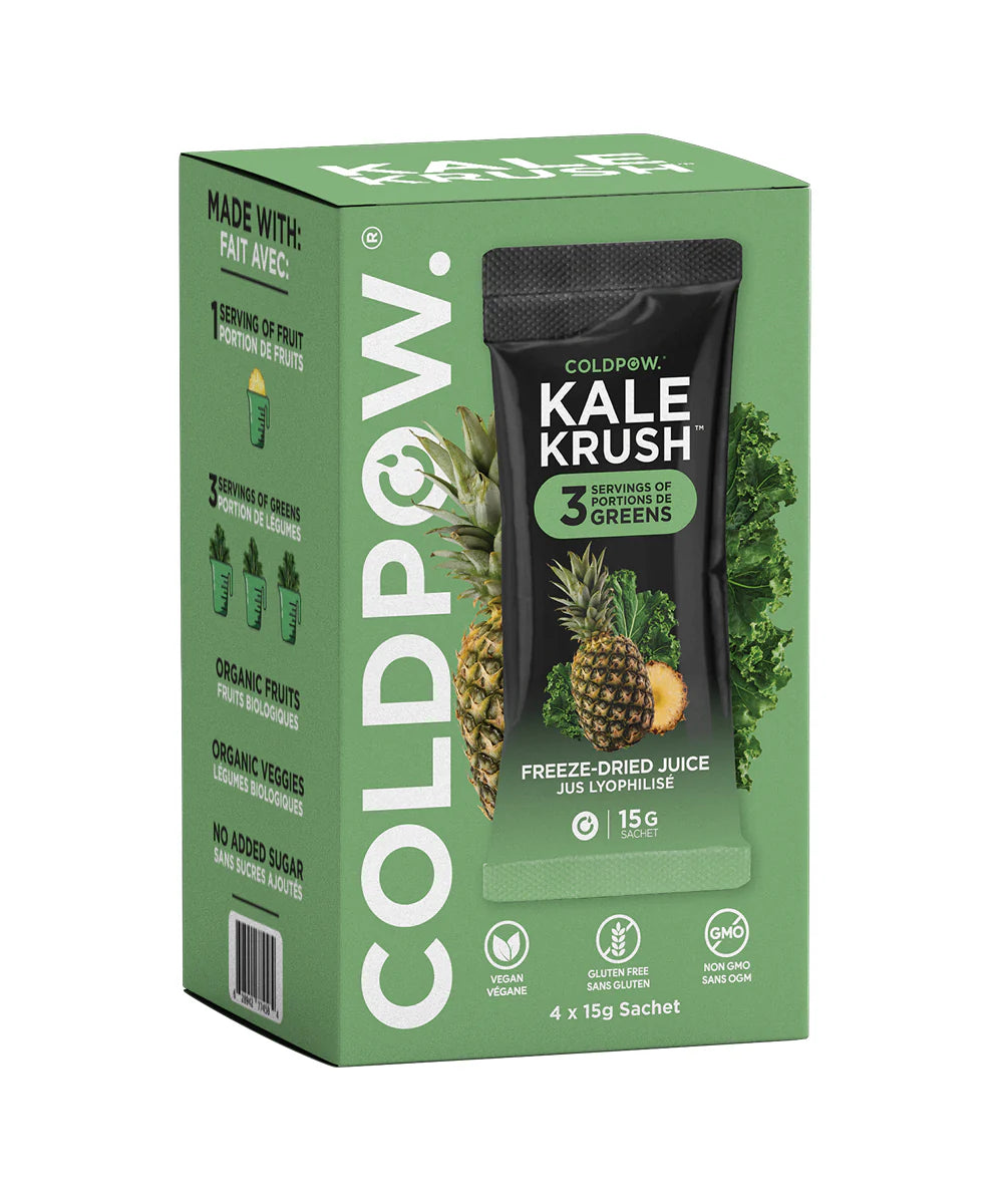 COLDPOW DRINKS Kale Krush, 35g x4