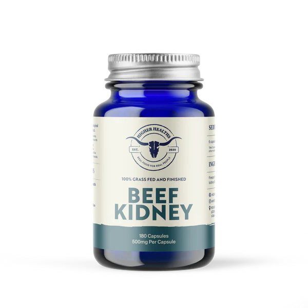 Beef Kidney 500mg - Immune Maker - Higher Healths 180 caps