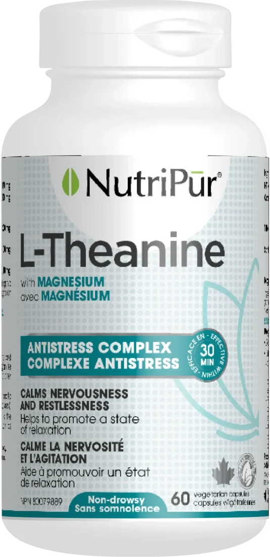 Nutripur - L-Theanine with Magnesium - 60vcap