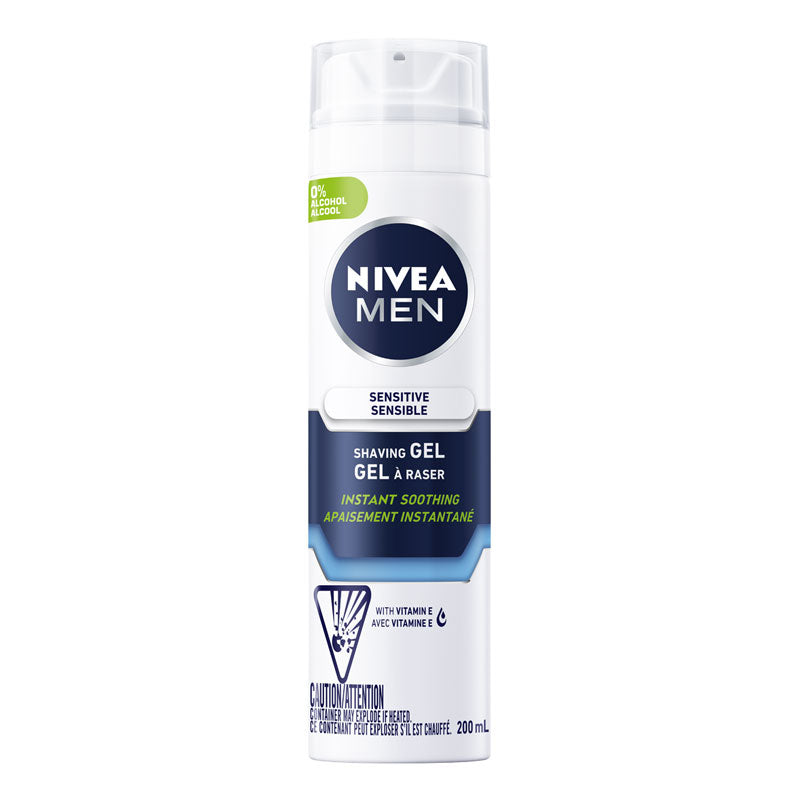 NIVEA FOR MEN SHAVING GEL SENSITIVE SKIN 198G AEROSOL