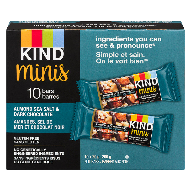 KIND SNACKS Almond,SeaSalt&Dark Choc(10pk)200g