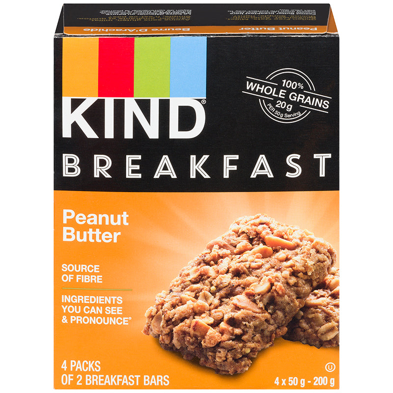 KIND SNACKS Peanut Butter Breakfast Bars 4pk