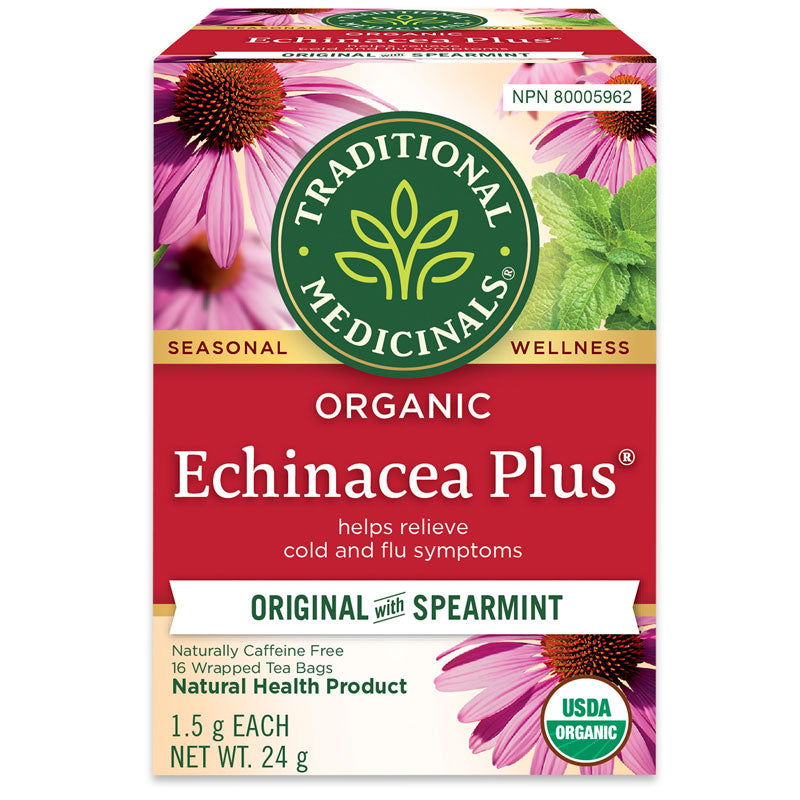 Traditional Medicinals   Herbal Teas   Echinacea Plus16CT
