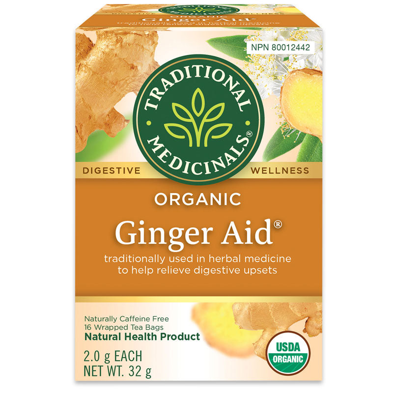 Traditional Medicinals   Herbal Teas   Ginger Aid16CT