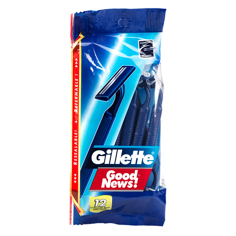 GILLETTE RAZOR GOOD NEWS 12