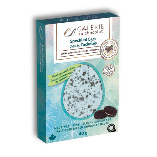 Galerie au Chocolat   East-Art Speckled Eggs Choc Bark 12 x 40g