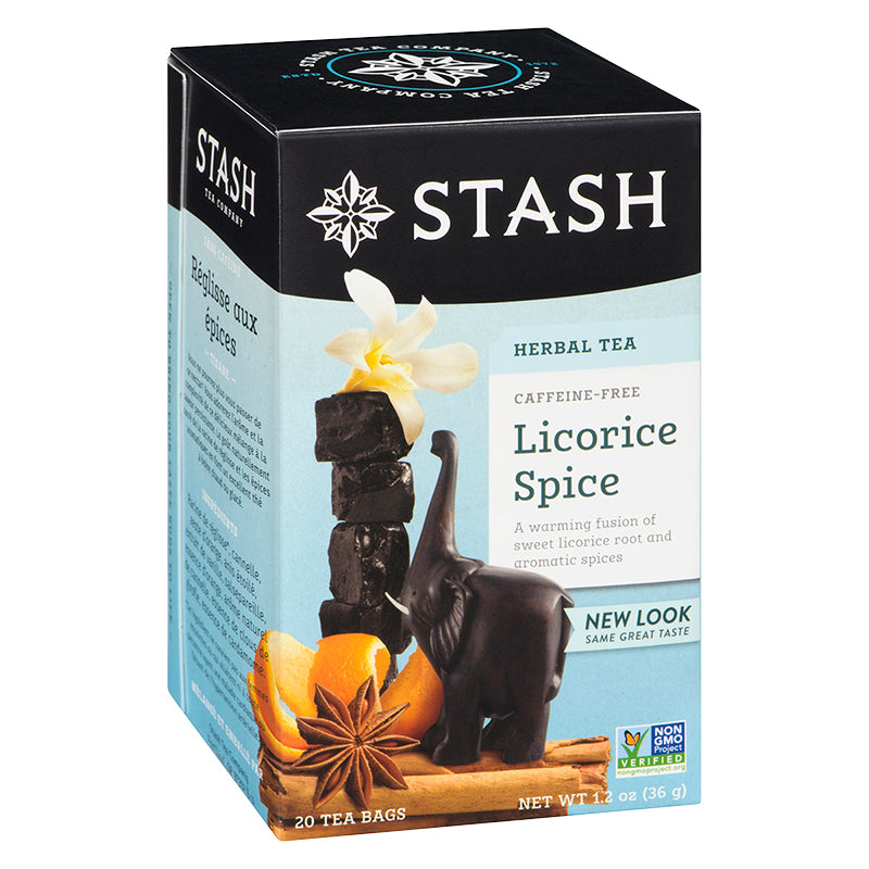 STASH TEA Premium Caffeine Free Herbal Teas STASH TEA Premium Caffeine Free Herbal Teas Licorice Spice Tea 20bg