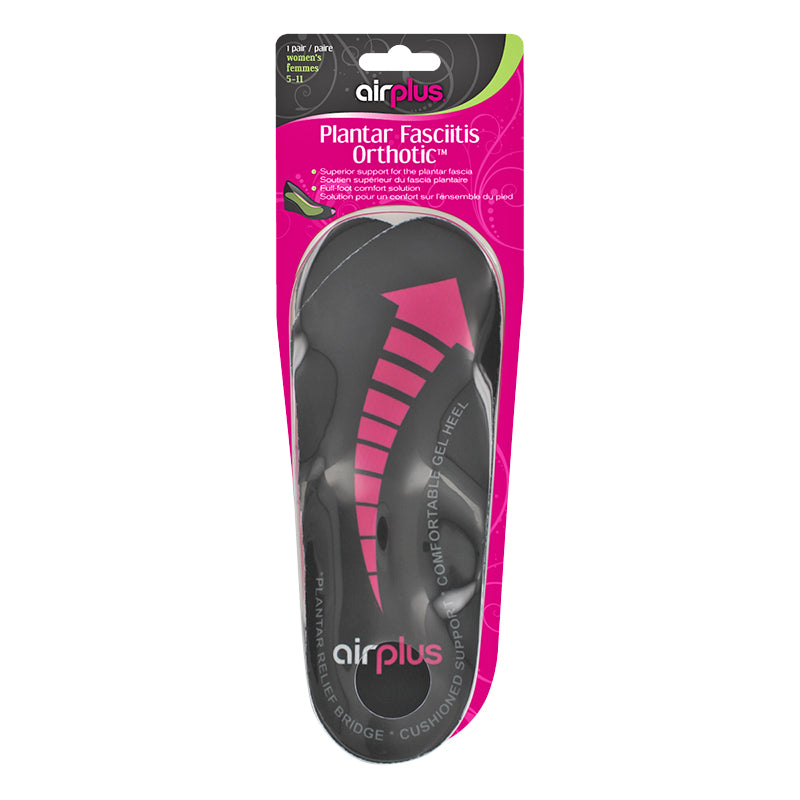 AIRPLUS ORTHOTIC INSOLE PLANTAR FASCIA WOMEN