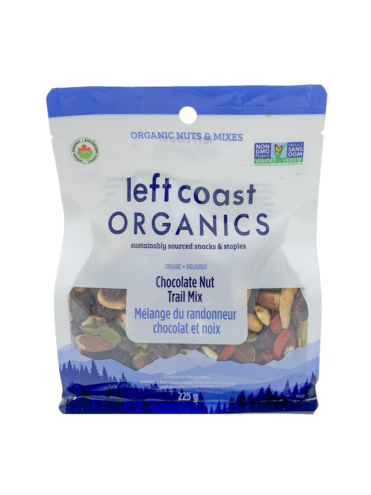 LEFT COAST Organic Chocolate Nut Trail Mix 225g