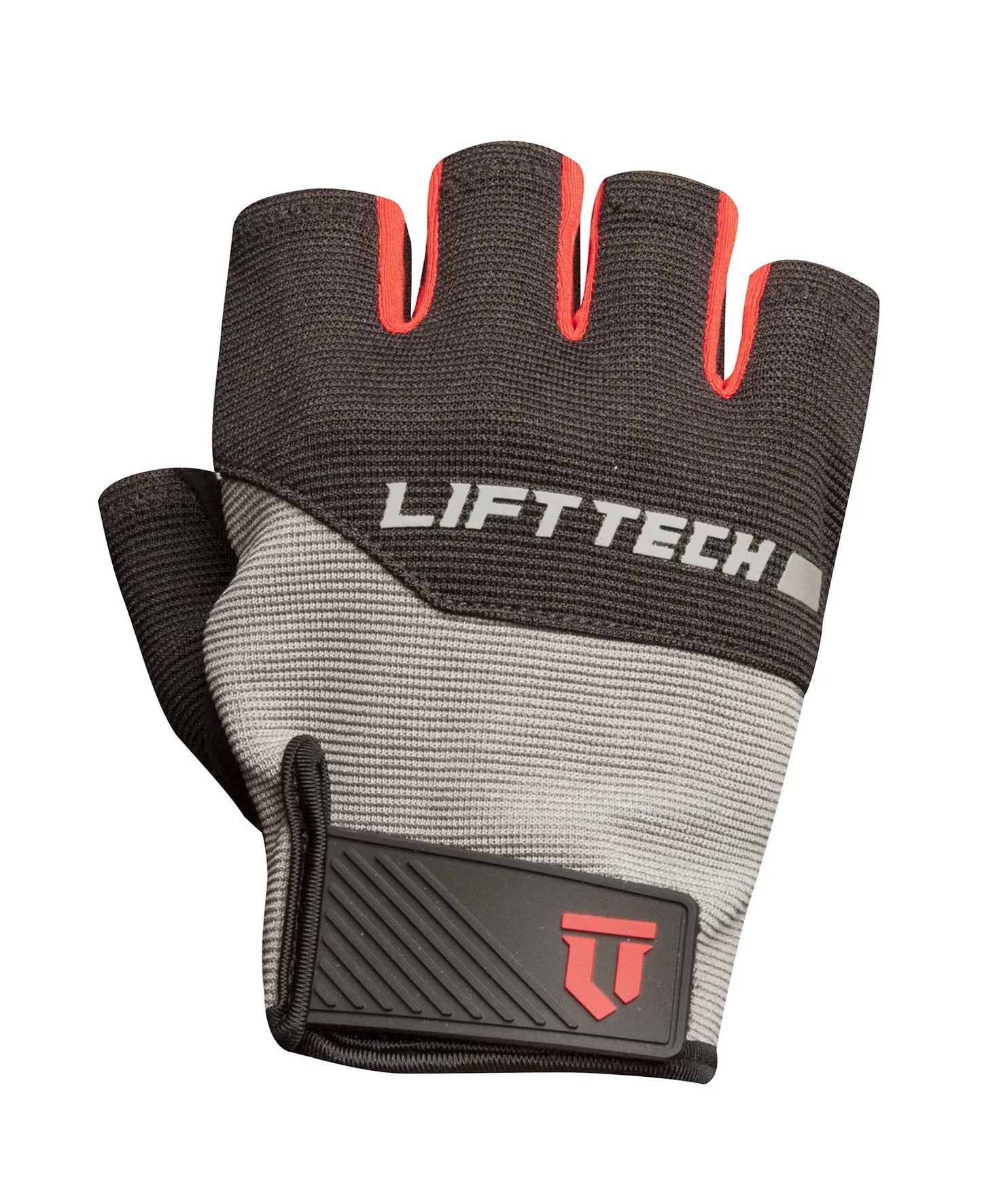 LIFT TECH FITNESS MEN'S CLASSIC GLOVE GRAY / RED S
