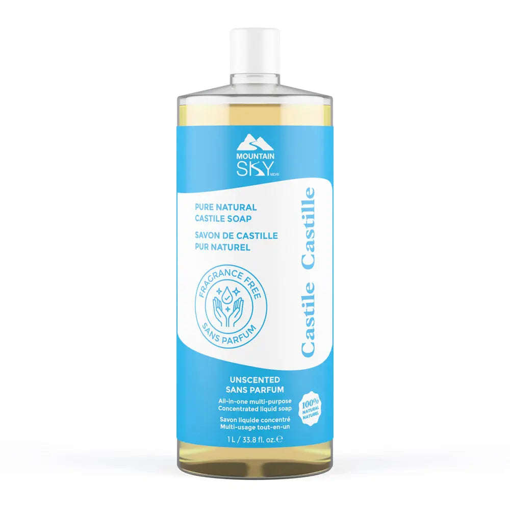 Mountain Sky Soaps - Castile Soap Unscented - 1L