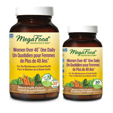 mega food Womens Over 40" One Daily (72tabs) with FREE Womens One Daily (30tab 72/30 tabs