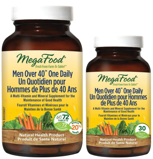 MENS OVER 40 ONE DAILY 72CT + FREE MENS OVER 40 ONE DAILY 30CT